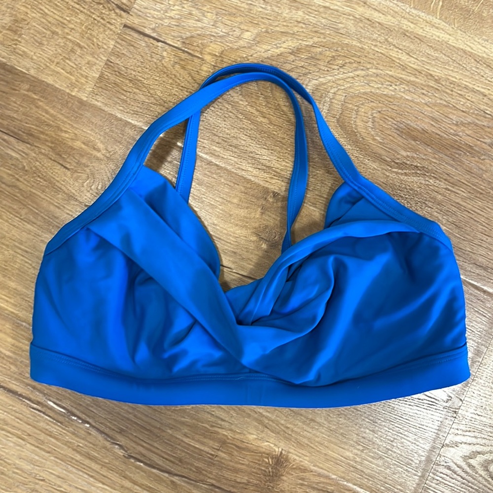 Athleta Underwire Bikini in Bright Turquoise Size 34 D/DD